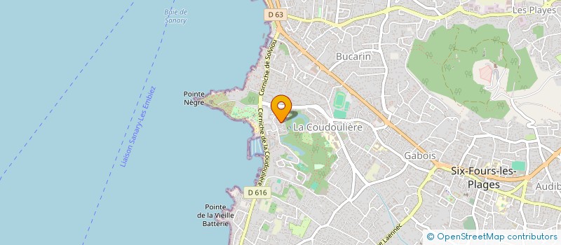 localisation de l'entreprise TAXI GREGORY à SIX-FOURS-LES-PLAGES