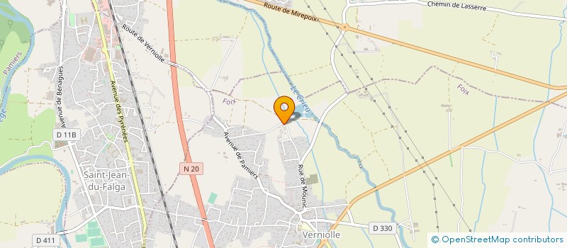 localisation de l'entreprise TAXI GRIMAUD à VERNIOLLE