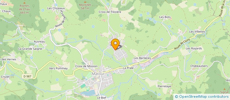 localisation de l'entreprise TAXI GRIZARD à MATOUR