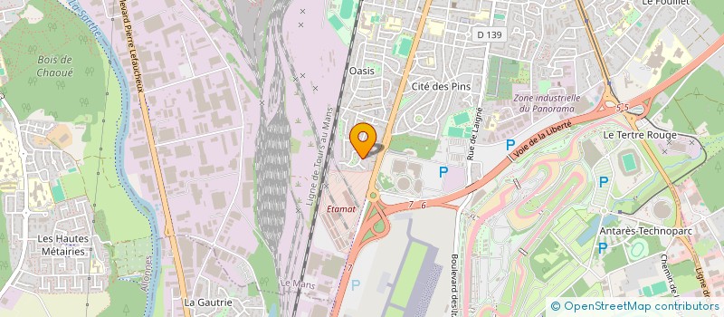 localisation de l'entreprise TAXI GROUP'MANS TAXIS  LE MANS