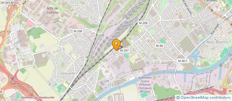 localisation de l'entreprise TAXI GRUSON à LILLE