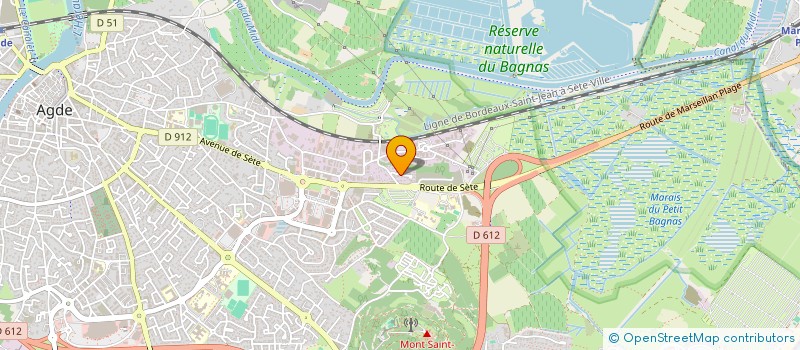 localisation de l'entreprise TAXI GT ALAIN  AGDE