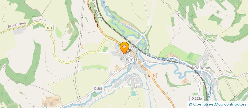 localisation de l'entreprise TAXI GUENAT à HUMES-JORQUENAY