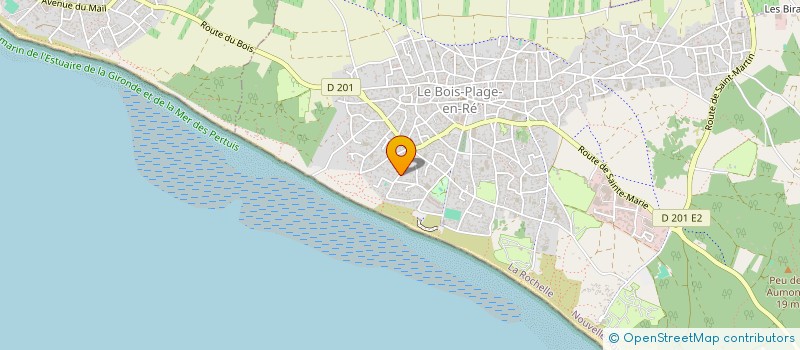 localisation de l'entreprise TAXI GUILLAUME - ILE DE RE  LE BOIS-PLAGE-EN-RE