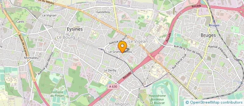 localisation de l'entreprise TAXI GUNDAY  LE TAILLAN MEDOC