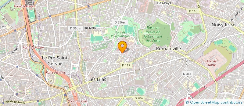 localisation de l'entreprise TAXI HACHEMANE à LES LILAS
