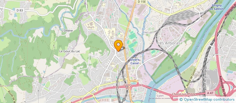 localisation de l'entreprise TAXI HADI & NEN GIVORS  GIVORS