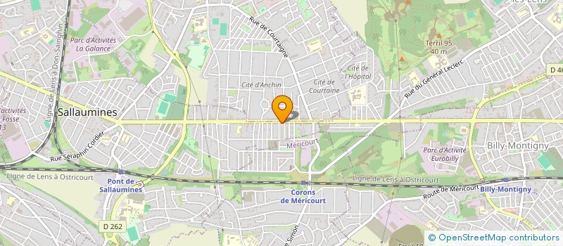 localisation de l'entreprise TAXI HAMID  SALLAUMINES