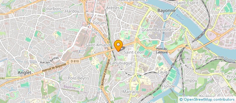 localisation de l'entreprise TAXI HENRI à BAYONNE