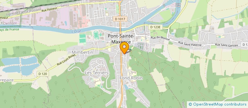 localisation de l'entreprise TAXI HERVE  PONT-SAINTE-MAXENCE