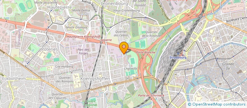 localisation de l'entreprise TAXI HORIZONS à STRASBOURG