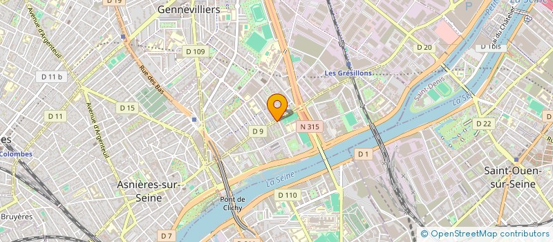 localisation de l'entreprise TAXI HYFANE  ASNIERES-SUR-SEINE