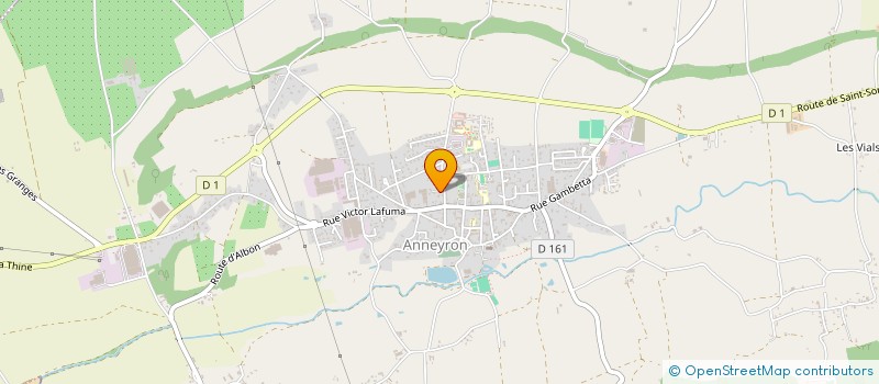 localisation de l'entreprise TAXI ICHALALENE  ANNEYRON