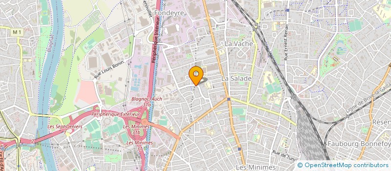 localisation de l'entreprise TAXI INAUDI à TOULOUSE