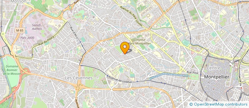 localisation de l'entreprise TAXI INDIGO à MONTPELLIER