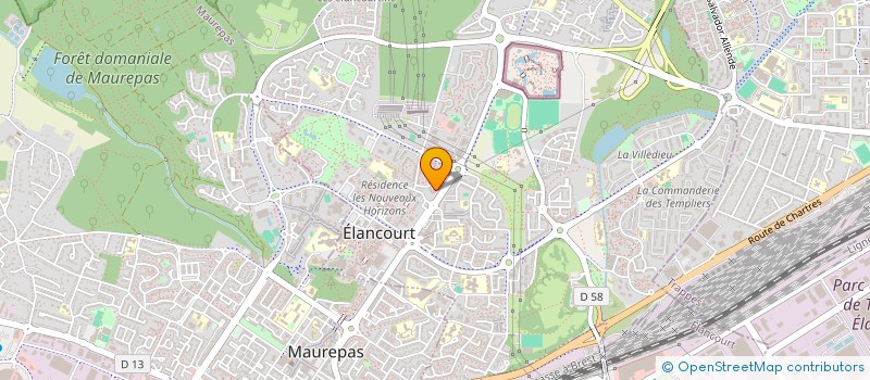 localisation de l'entreprise TAXI ISABELLE COUTURIER à ELANCOURT