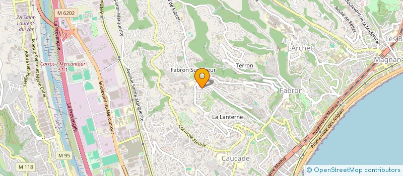 localisation de l'entreprise TAXI JDS à NICE