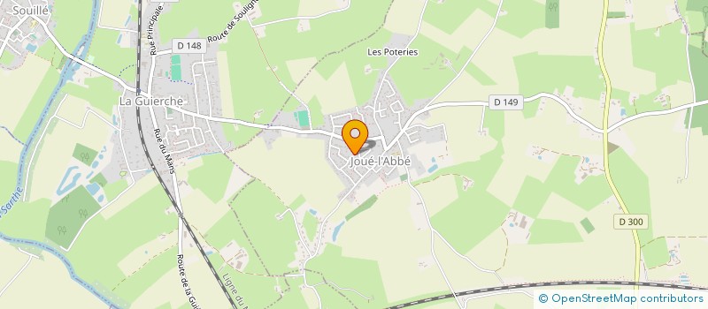 localisation de l'entreprise TAXI JEREMY  JOUE-L'ABBE