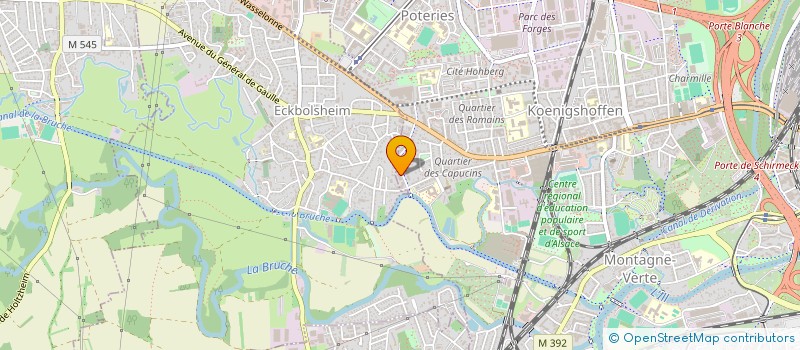 localisation de l'entreprise TAXI JESS à STRASBOURG