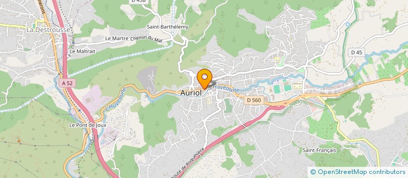 localisation de l'entreprise TAXI JGD  AURIOL