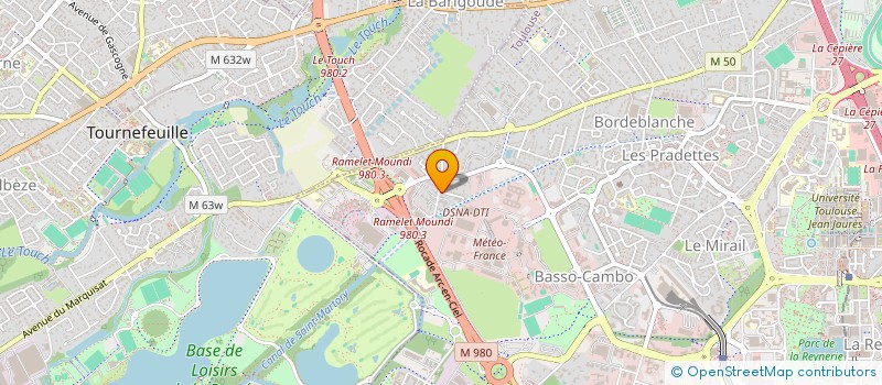 localisation de l'entreprise TAXI JM à TOULOUSE