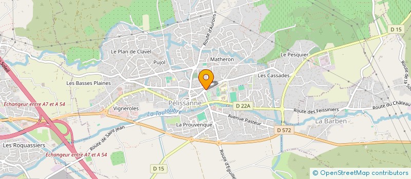 localisation de l'entreprise TAXI JMF  PELISSANNE