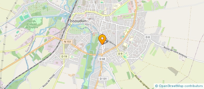 localisation de l'entreprise TAXI JMJ SARL à ISSOUDUN