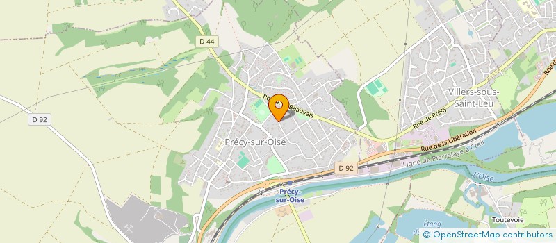 localisation de l'entreprise TAXI JOHN CHANTILLY  PRECY-SUR-OISE