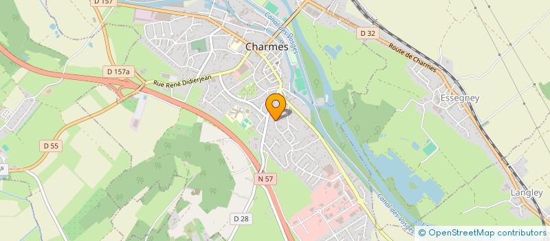 localisation de l'entreprise TAXI JORDY  CHARMES