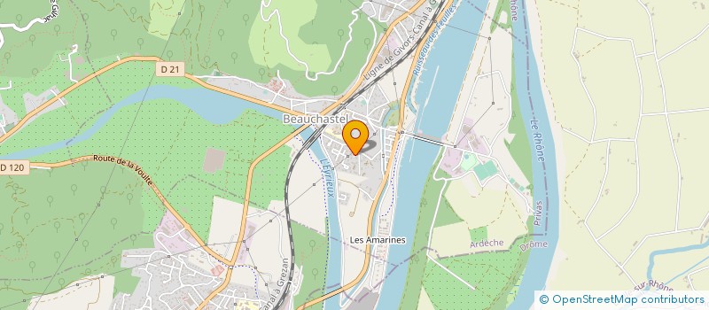 localisation de l'entreprise TAXI JOUVE  CHARMES-SUR-RHONE