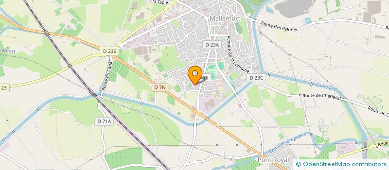localisation de l'entreprise TAXI JP à MALLEMORT