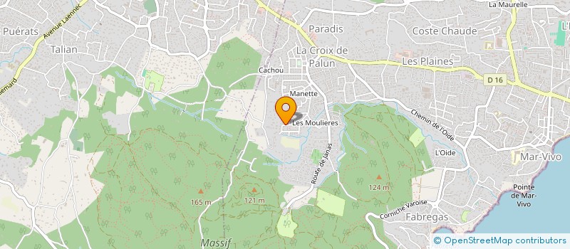 localisation de l'entreprise TAXI JULIEN à OLLIOULES