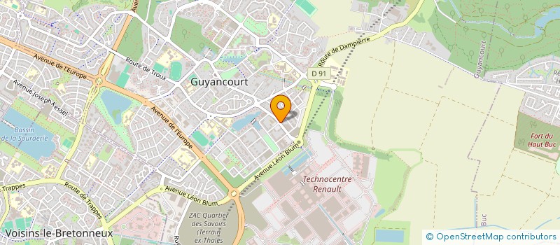 localisation de l'entreprise TAXI KAD  GUYANCOURT