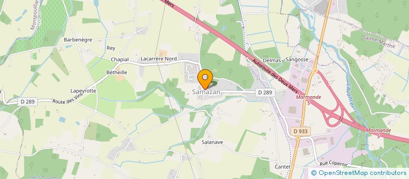 localisation de l'entreprise TAXI KADRI  SAMAZAN