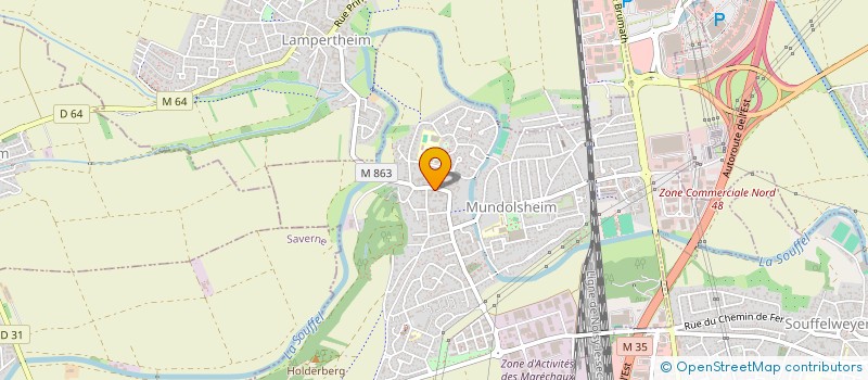 localisation de l'entreprise TAXI KHOUT  LAMPERTHEIM