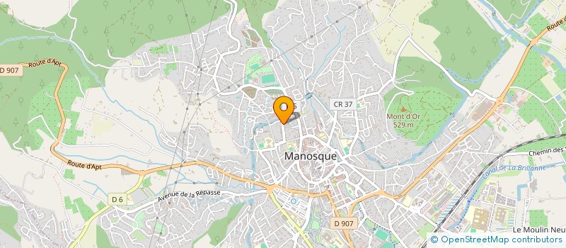 localisation de l'entreprise TAXI KL à MANOSQUE