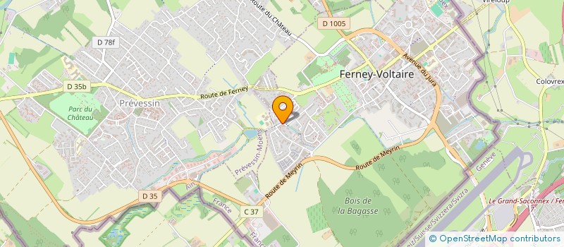 localisation de l'entreprise TAXI KOCEILA à FERNEY-VOLTAIRE