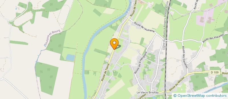 localisation de l'entreprise TAXI L.A  BRIOLLAY