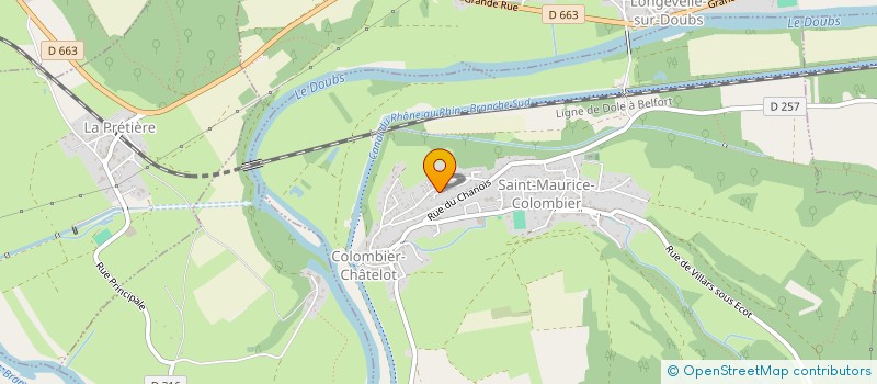 localisation de l'entreprise TAXI L'ISLOIS  SAINT-MAURICE-COLOMBIER