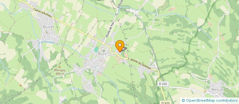 localisation de l'entreprise TAXI L'OSSALOIS  BUZY