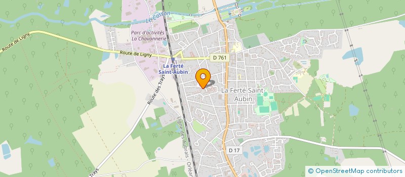 localisation de l'entreprise TAXI LA COLOMBE  LA FERTE-SAINT-AUBIN