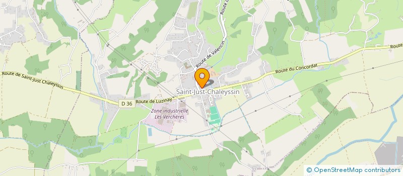 localisation de l'entreprise TAXI LA VALLE DU RHONE  SAINT-JUST-CHALEYSSIN