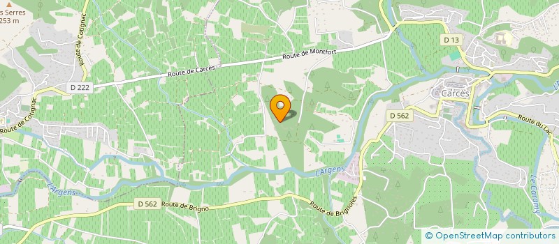 localisation de l'entreprise TAXI LAGANDREY  BRIGNOLES