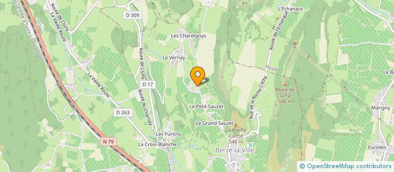 localisation de l'entreprise TAXI LAMARTINIEN  BERZE-LA-VILLE