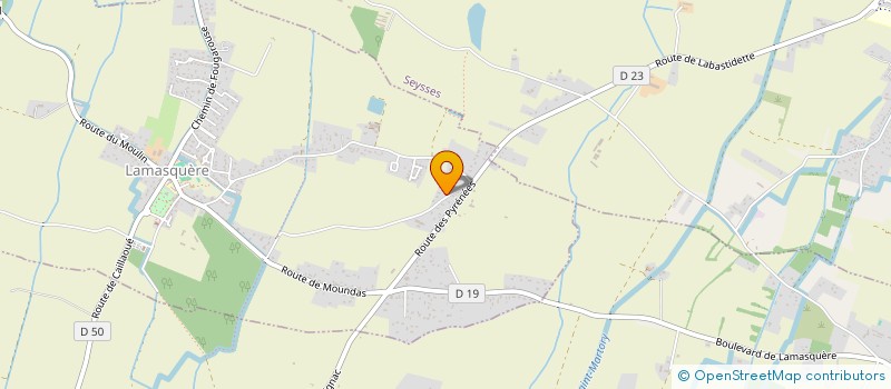 localisation de l'entreprise TAXI LAMASQUERE  LAMASQUERE