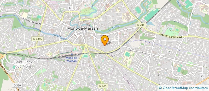 localisation de l'entreprise TAXI LANDES PASSION  BAHUS-SOUBIRAN