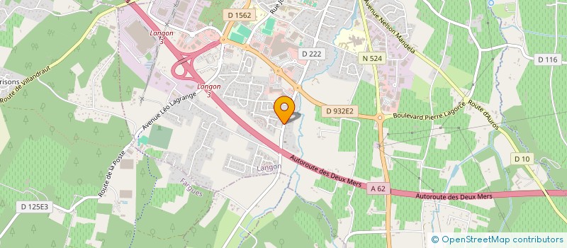 localisation de l'entreprise TAXI LANGONNAIS  LANGON