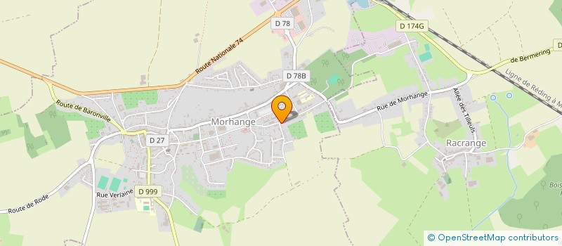 localisation de l'entreprise TAXI LAUBERTEAUX KEVIN  MORHANGE