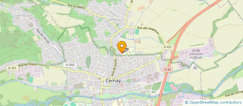 localisation de l'entreprise TAXI LAURA à CERNAY
