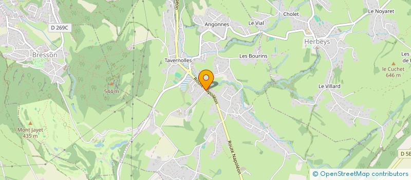 localisation de l'entreprise TAXI LAURENT  BRIE-ET-ANGONNES